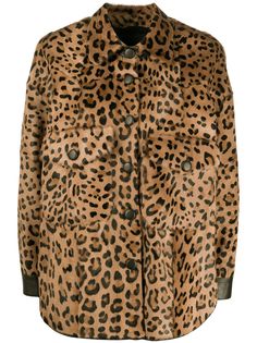 Simonetta Ravizza куртка Zaira с леопардовым принтом