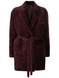 Simonetta Ravizza однобортное пальто с поясом