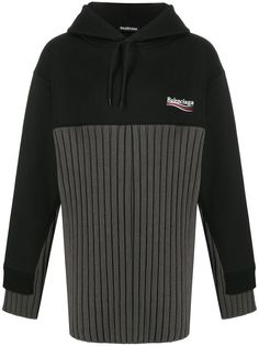 Balenciaga худи Political Campaign со вставками