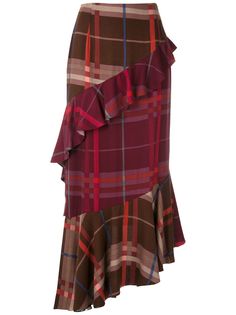 À La Garçonne саржевая юбка миди Edimburgo