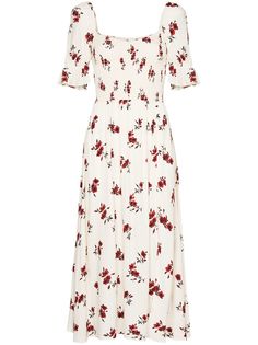 Reformation платье миди Parsley с цветочным принтом