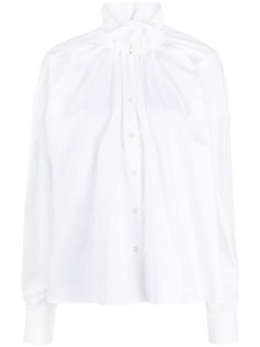MM6 Maison Margiela рубашка на пуговицах со сборками