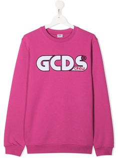 Gcds Kids джемпер с вышитым логотипом