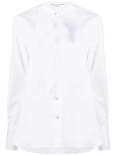 Ermanno Scervino прозрачная рубашка с оборками
