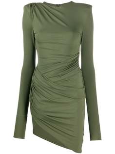 Alexandre Vauthier платье мини с драпировкой