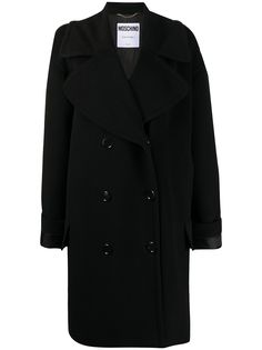 Moschino двубортное пальто