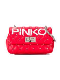 Pinko Kids стеганая сумка с цепочкой