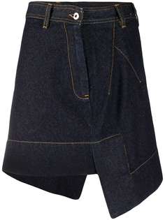 Vivienne Westwood Anglomania джинсовая юбка мини асимметричного кроя