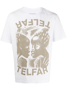 Telfar футболка с короткими рукавами и графичным принтом