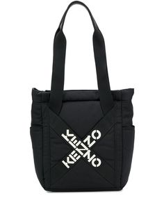 Kenzo дутая сумка-тоут с логотипом