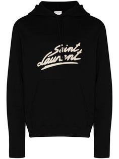 Saint Laurent худи 50S с принтом
