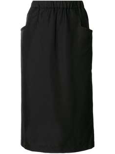 Black Comme Des Garçons юбка миди с боковыми карманами
