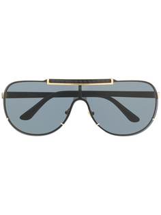 Versace Eyewear солнцезащитные очки-авиаторы с логотипом