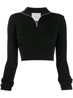 HELIOT EMIL джемпер в рубчик на молнии