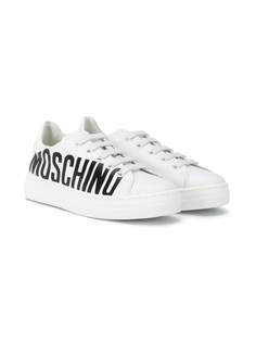 Moschino Kids кроссовки с логотипом