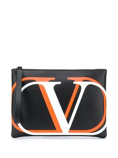 Valentino Garavani клатч с логотипом VLogo