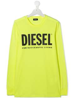 Diesel Kids футболка с логотипом