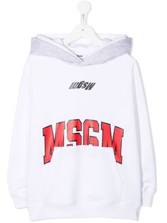 Msgm Kids худи с логотипом