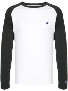 Champion футболка с вышитым логотипом