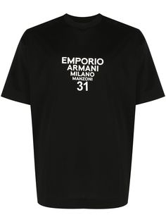 Emporio Armani футболка с надписью