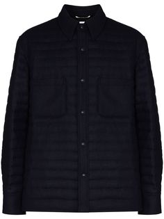 Thom Browne стеганая куртка-рубашка