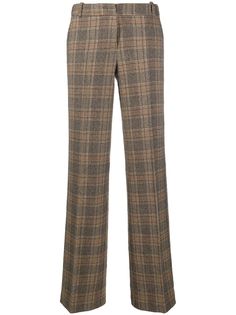 Drumohr клетчатые брюки прямого кроя