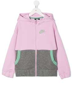 Nike Kids куртка на молнии с логотипом