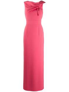 Paule Ka вечернее платье с драпировкой