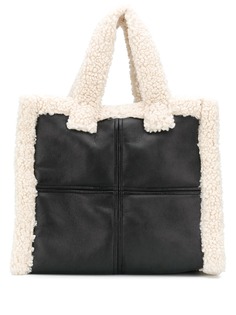 STAND STUDIO сумка-тоут Lolita со вставкой из шерпы