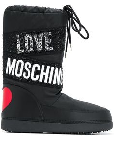 Love Moschino дутые сапоги с логотипом
