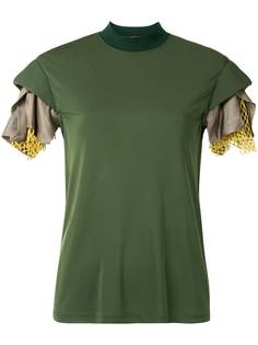 Toga узкая футболка с многослойными рукавами