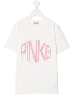 Pinko Kids футболка с короткими рукавами и логотипом