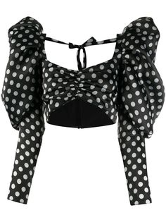 Giuseppe Di Morabito укороченный топ в горох