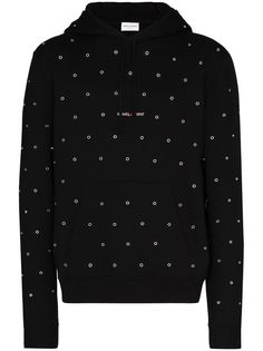 Saint Laurent худи с люверсами