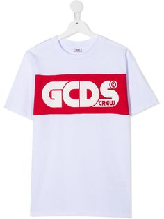 Gcds Kids футболка с логотипом Crew