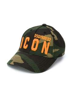 Dsquared2 Kids камуфляжная кепка с логотипом
