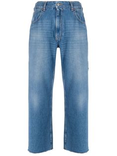 MM6 Maison Margiela укороченные джинсы с завышенной талией