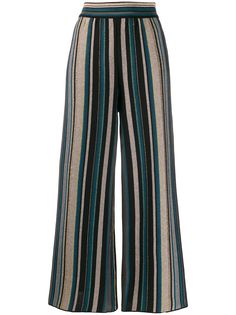 M Missoni укороченные брюки тонкой вязки