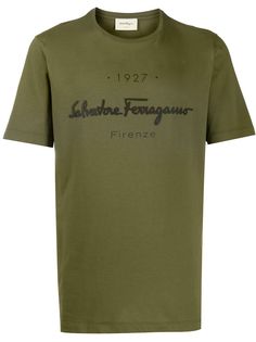 Salvatore Ferragamo logo-print slim-fit T-shirt
