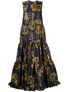 Mulberry платье Muriel с абстрактным принтом
