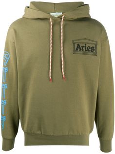 Aries толстовка с капюшоном и логотипом
