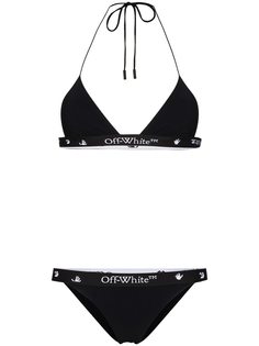 Off-White бикини с логотипом