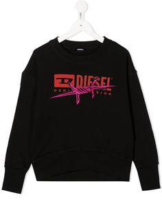 Diesel Kids джемпер с логотипом и длинными рукавами