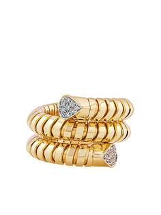 MARINA B золотое кольцо Trisola с бриллиантами