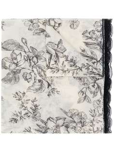 Twin-Set платок с цветочным принтом