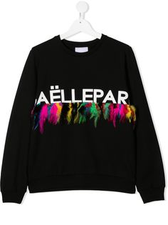Gaelle Paris Kids толстовка с перьями