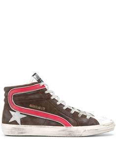 Golden Goose высокие кеды Slide