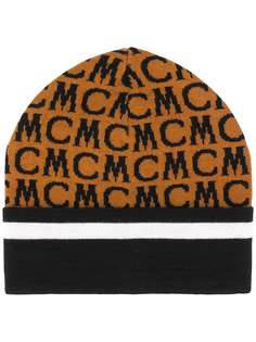 MCM шапка бини с монограммой