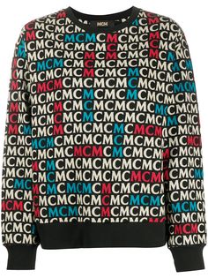 MCM топ с длинными рукавами с логотипом