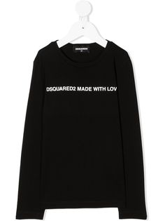 Dsquared2 Kids футболка с принтом Made With Love